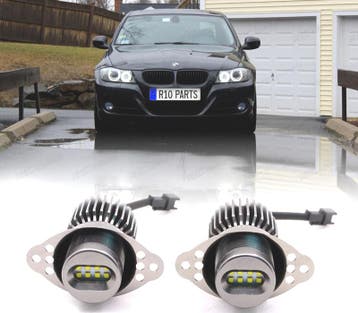 KIT AMPOULES ANGEL EYES LED 80W CANBUS BMW E90 E91 LCI SANS, Verzenden