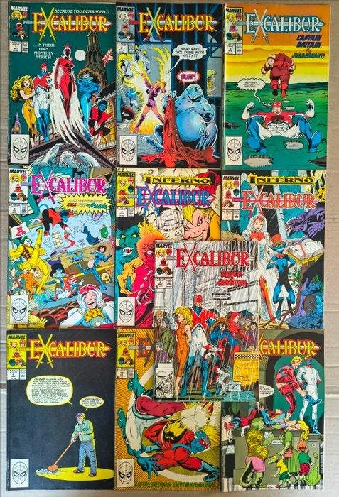 Excalibur 1, 2, 3, 4, 5, 6, 7, 8, 9, 10 - Excalibur - 10, Livres, BD | Comics