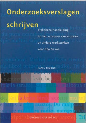 Onderzoeksverslagen schrijven 9789031343362 Karel Soudijn, Verzenden, Karel Soudijn