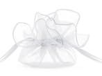 Organza Zakjes Wit 25cm 10st, Hobby en Vrije tijd, Verzenden, Nieuw