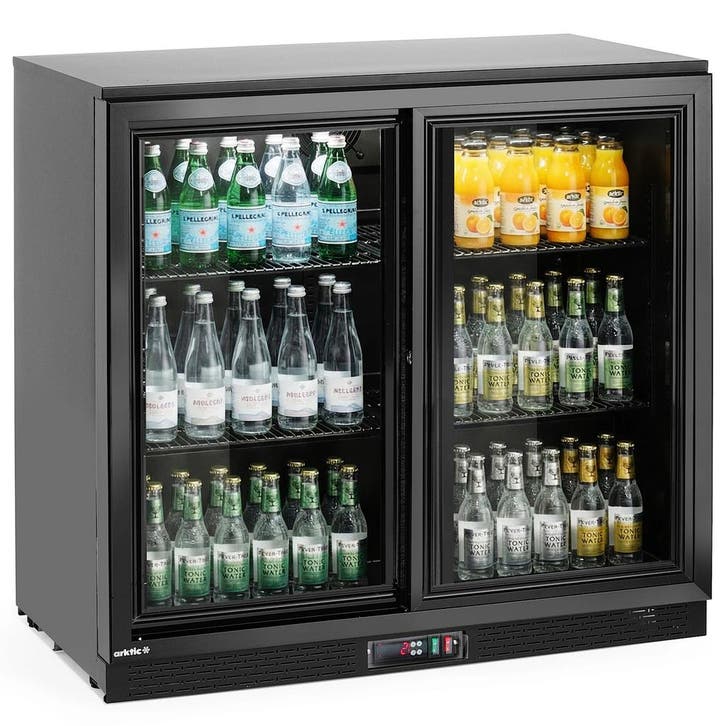 Barkoelkast | 198L | Zwart | 0°C/+10°C | Statisch +, Zakelijke goederen, Horeca | Keukenapparatuur, Nieuw in verpakking, Verzenden