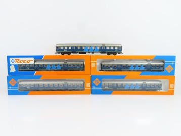 Roco H0 - 4232A/4232B - Wagon de passagers pour trains, Nieuw