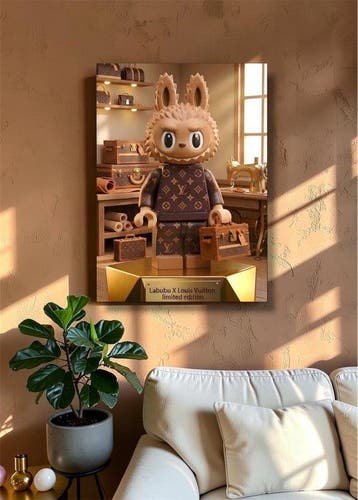 AT9 - LABUBU x Louis Vuitton - Canvas 70x50cm -, Nieuw