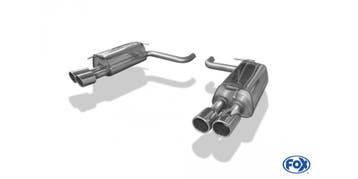 FOX Jaguar XF CC9 einddemper rechts/links - 2x90 type 16 rec, Verzenden