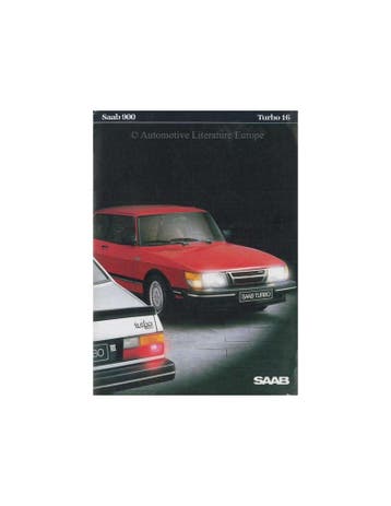 1984 SAAB 900 TURBO 16 BROCHURE NEDERLANDS, Ophalen of Verzenden