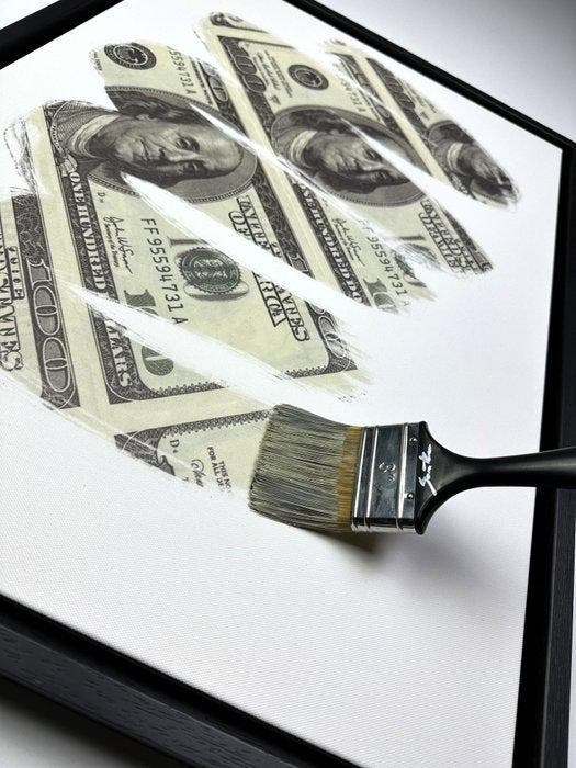 Santicri - Dèjà-vu Dollars, Antiek en Kunst, Kunst | Schilderijen | Modern