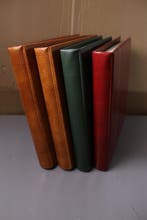Nederland 1982/1996 - 4 lege Safe Dual luxe voordrukalbums, Postzegels en Munten, Gestempeld