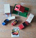 Lego Set - Legoland - 348 Garage, 349 Swiss Chalet, 379-2