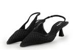 Sacha Slingbacks in maat 38 Zwart, Kleding | Dames, Schoenen, Verzenden, Zwart, Zo goed als nieuw, Sacha