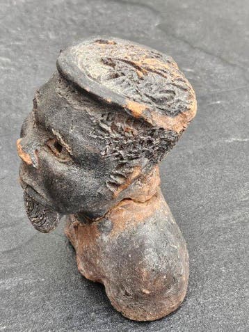 Sculptures de bustes africains en terre cuite - Sculptures, Antiquités & Art