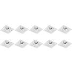 Spot Armatuur 10 Pack - Kantelbaar GU10 fitting LED toebehor, Verzenden, Nieuw