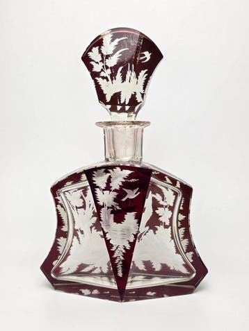 Haida Fachschule - Karl Palda - Décanteur - Cristal