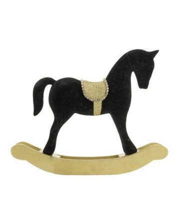 Schommelpaard Gold, Collections, Statues & Figurines, Verzenden