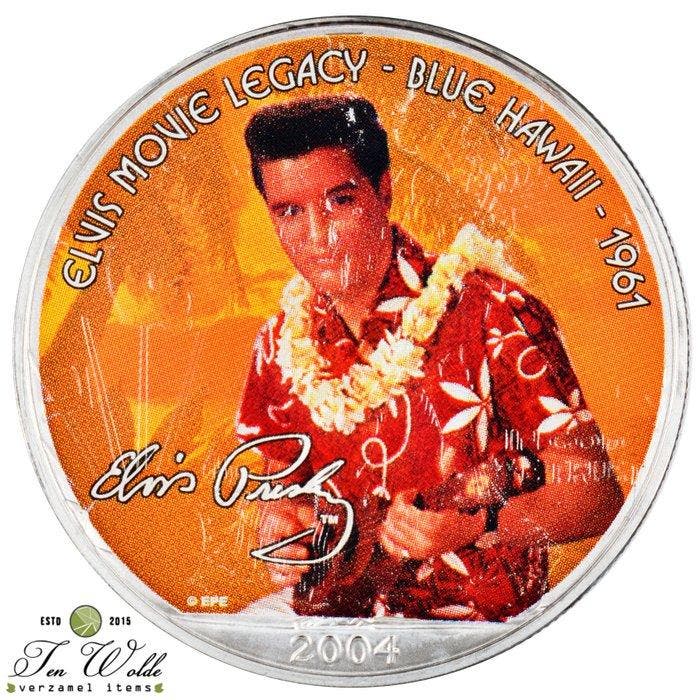Verenigde Staten. 1 Dollar 2004 Silver Eagle - Elvis Blus, Postzegels en Munten, Munten | Europa | Niet-Euromunten