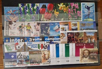 San Marino 2008/2010 - San Marino. Volledige jaargang 2008, Postzegels en Munten, Gestempeld