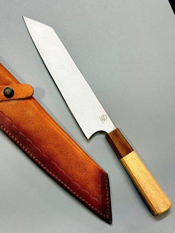 Keukenmes - Japanse stijl. Handgemaakt keukenmes.