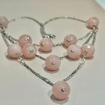 Quartz - Argent - Collier - Chakra du Cœur Anahata