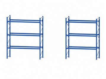 Palletstelling - 4 staanders 4600x1000+ 12 IPE liggers, Ophalen of Verzenden