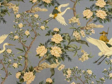Het Hemelse Tuin der Witte Reigers - Meubelstof - 3 m - 2.8