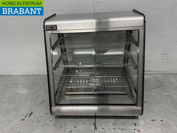 Vitrine chauffante HCB en acier inoxydable, 63,5 cm, 230 V,, Verzenden
