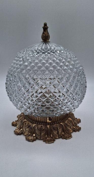 Lamp - Metaal, Glas, Antiquités & Art, Curiosités & Brocante