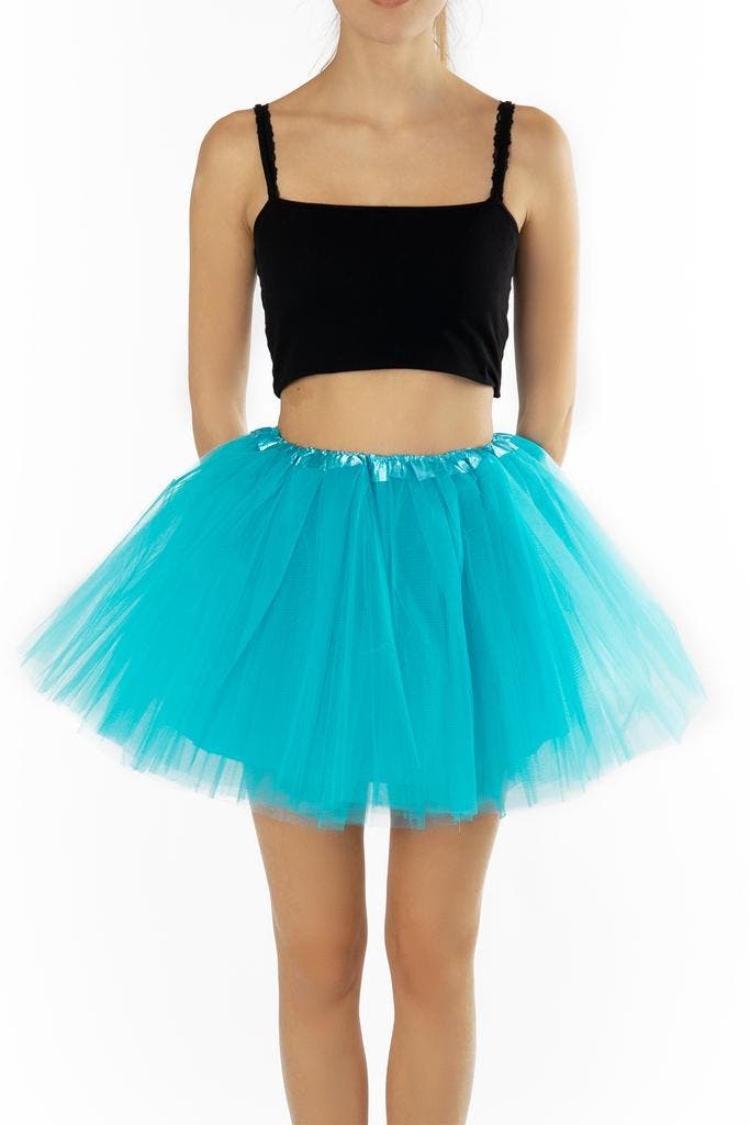 KIMU® Tutu Blauw Tule Rokje 68 74 80 86 92 98 Oceaan Blauwe, Kinderen en Baby's, Carnavalskleding en Verkleedspullen, Meisje, Nieuw