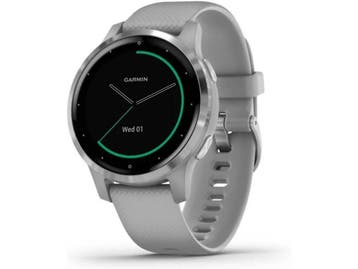 Garmin Vivoactive 4s 40 mm grijs met een grijze siliconen, Verzenden