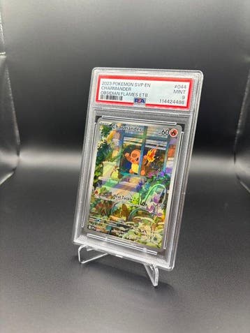 Pokémon - 1 Graded card - Charmander 044 ETB Promo Card Full, Nieuw