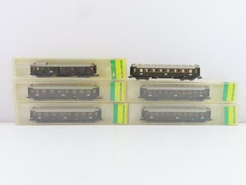 Minitrix N - 13187/13188/13189 - Wagon de passagers pour, Hobby en Vrije tijd, Modeltreinen | N-Spoor, Nieuw