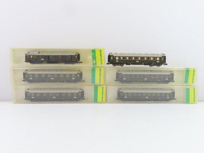 Minitrix N - 13187/13188/13189 - Wagon de passagers pour, Hobby en Vrije tijd, Modeltreinen | N-Spoor