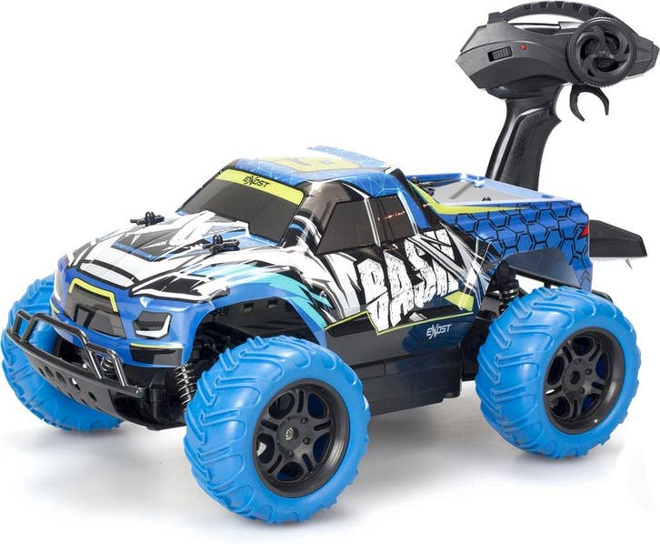 Exost RC X-Bash Terreinwagen 1:12 - RC voertuig, Kinderen en Baby's, Speelgoed | Overig, Zo goed als nieuw, Verzenden