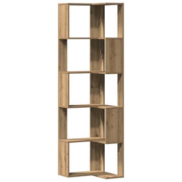 Hoekboekenkast 5-laags | 41% korting | Retour deal, Huis en Inrichting, Met plank(en), Verzenden, 50 tot 100 cm, Zo goed als nieuw