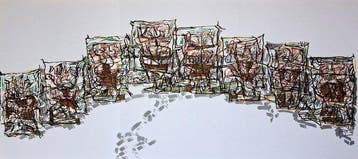 Jean-Paul Riopelle (1923-2002) - Composition i, 1976