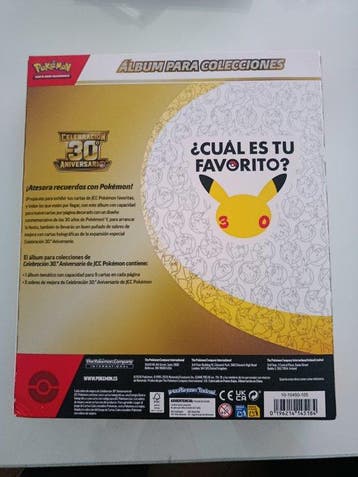 Pokémon - 1 Box - Álbum para colecciones Celebración 30°, Nieuw