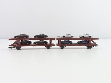 Minitrix N - 15357 - Ensemble de wagons de marchandises pour, Nieuw