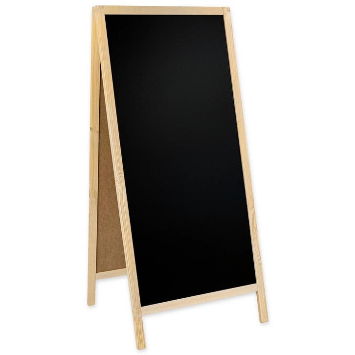 Krijtstoepbord | CLASSIC | Hout | Naturel |, Zakelijke goederen, Horeca | Keukenapparatuur, Nieuw in verpakking, Verzenden