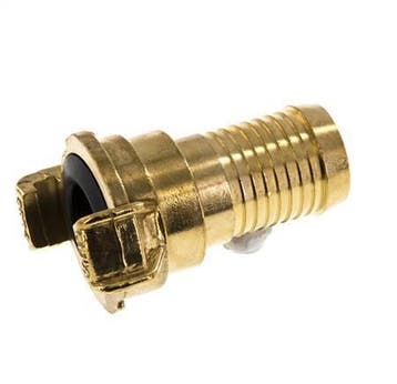 25 mm (1'') Slangpilaar Messing GEKA Tuinslangkoppeling, Verzenden, Nieuw