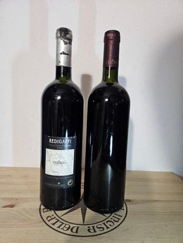 1996 Redigaffi & 1996 Giusto di Notri, Tua Rita - Toscane