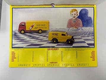 Dinky Toys - Voiture miniature - 1991 Year Calendar, Hobby & Loisirs créatifs