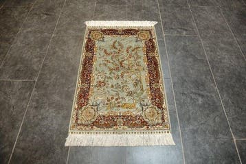 Hereke soie signée - Tapis - 94 cm - 64 cm