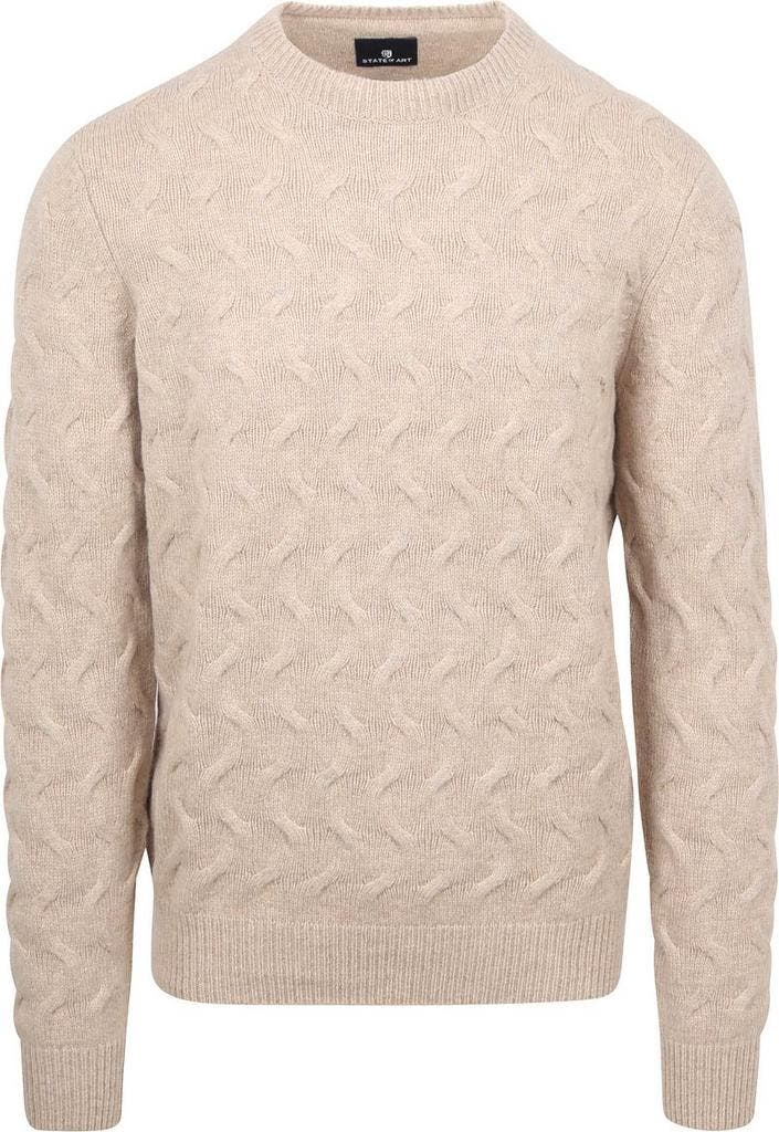 State Of Art Trui Structure Beige maat Maat 52/54 (L) Heren, Kleding | Heren, Truien en Vesten, Beige, Nieuw, Maat 52/54 (L), Verzenden