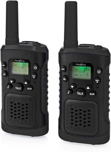 Nedis Walkie Talkie – Set van 2 – 6 km Bereik – 8 Kanalen –, Verzenden, Nieuw
