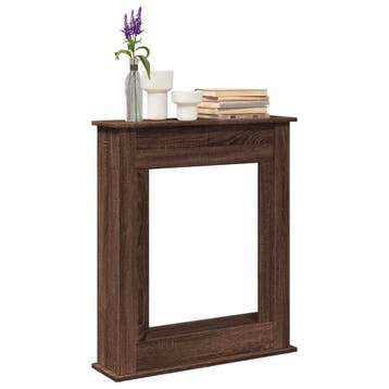 vidaXL Haardombouw 75x20x87,5 cm bewerkt hout bruin, Verzenden