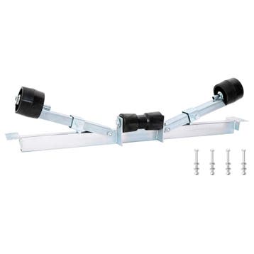 vidaXL Boot Trailer Ondersteuning 90,5 x 12 x 32 cm zilver, Watersport en Boten, Verzenden, Nieuw