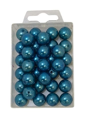 Parels Rijgparels WM 02 Blauw 14 mm, Nieuw