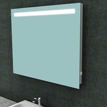 LED Spiegel 100x80cm | 15W 6400K | Stopcontact & Verstelbaar, Huis en Inrichting, Woonaccessoires | Spiegels, Verzenden, Nieuw