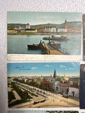 Duitsland - Stad en Landschap - Lot met oude ongebruikte