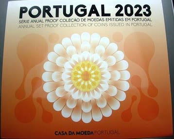 3,88 Euro,munten set 1 Cent-2 Euro 2023 Portugal Republik, Postzegels en Munten, Munten | Europa | Euromunten, Verzenden, België