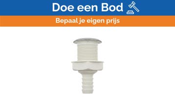 Bieden: Nylon Thru-Hull Fitting with Trim Cover 3/4inch Bar, Ophalen of Verzenden, Nieuw