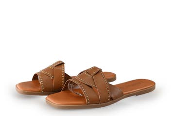 Laurent David Slippers in maat 39 Bruin, Vêtements | Femmes, Verzenden, Slippers